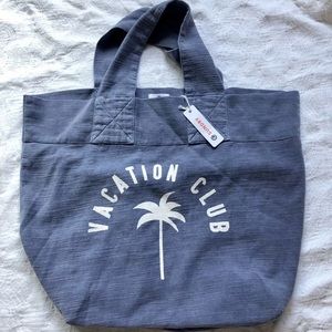 NWT Sundry Vacation Club Tote from Anthropologie